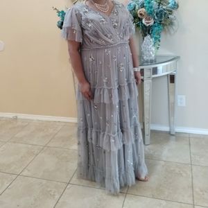 Mac Duggal dress gown large size